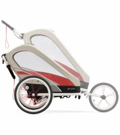 Cybex Zeno Multisport Trailer Bundle - Cream/Orange Frame + All Black Seat Pack 11 Cybex Zeno Multisport Trailer Bundle - Cream/Orange Frame + All Black Seat Pack -Babyzen || Baby Jogger Shop cybex zeno multisport trailer bundle cream orange frame all black seat pack 150
