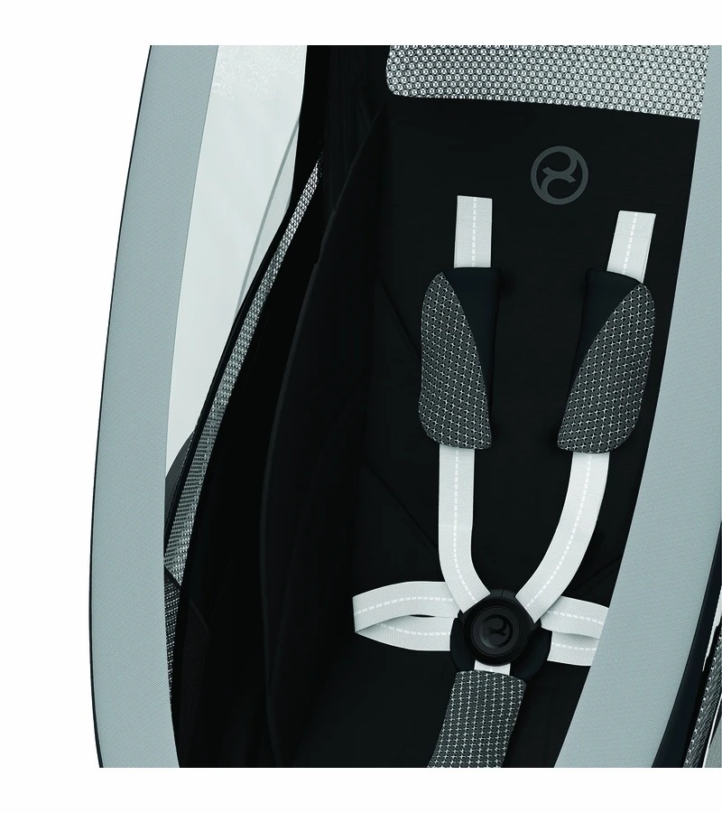 Cybex Zeno Multisport Trailer Bundle - Cream/Orange Frame + All Black Seat Pack 4 Cybex Zeno Multisport Trailer Bundle - Cream/Orange Frame + All Black Seat Pack - Image 2