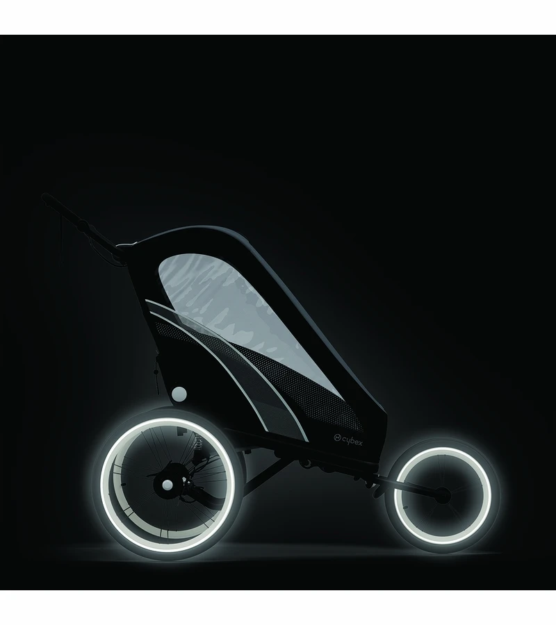 Cybex Zeno Multisport Trailer (One Box) - All Black 7 Cybex Zeno Multisport Trailer (One Box) - All Black - Image 5