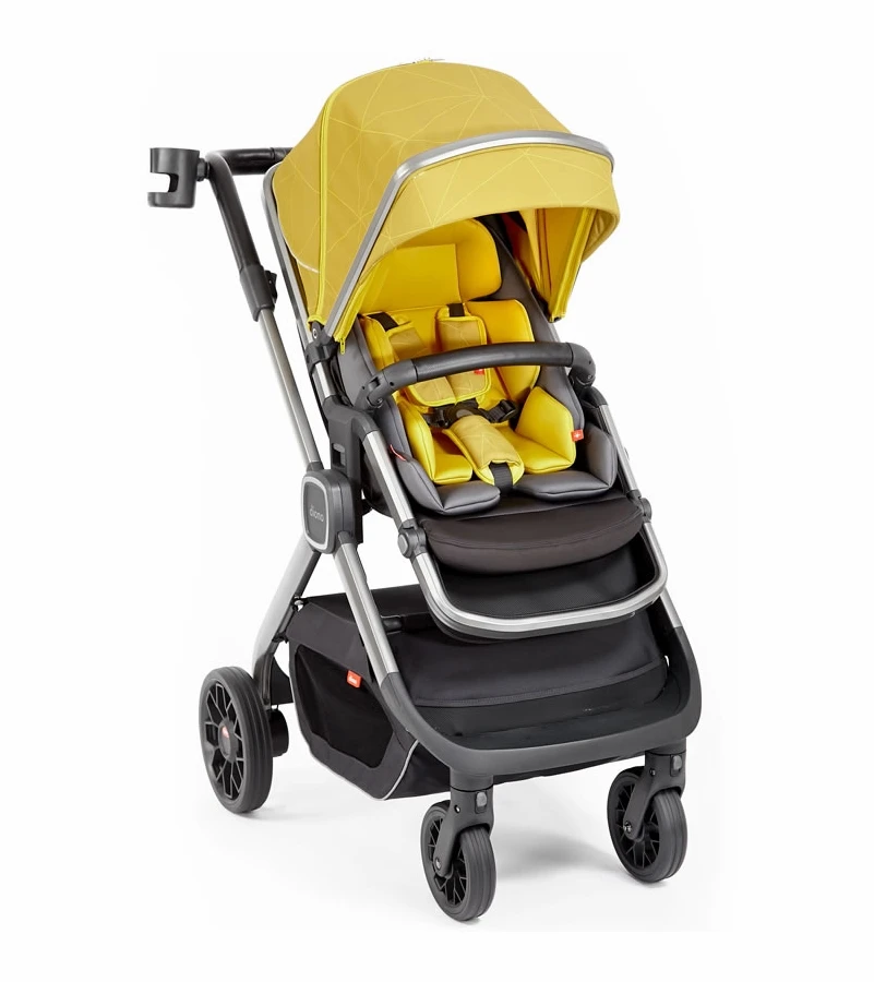 Diono Quantum 2 Stroller - Yellow Sulphur Linear 4 Diono Quantum 2 Stroller - Yellow Sulphur Linear - Image 2