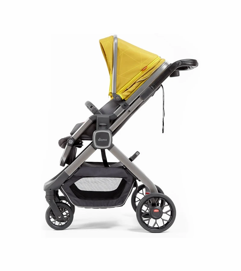 Diono Quantum 2 Stroller - Yellow Sulphur Linear 6 Diono Quantum 2 Stroller - Yellow Sulphur Linear - Image 4