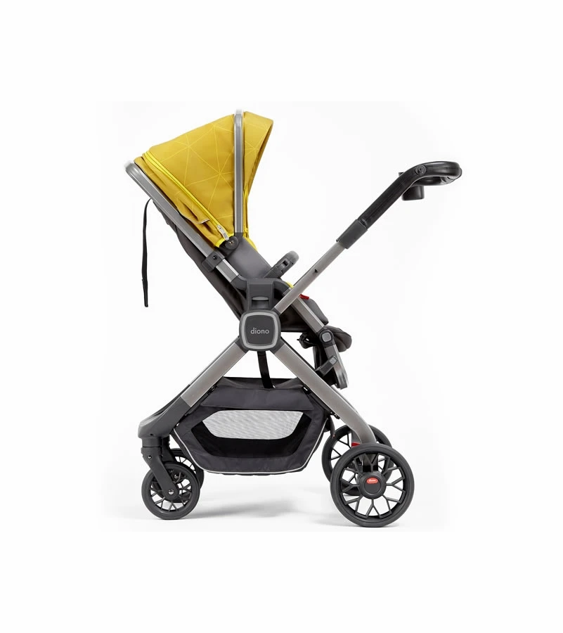 Diono Quantum 2 Stroller - Yellow Sulphur Linear 7 Diono Quantum 2 Stroller - Yellow Sulphur Linear - Image 5