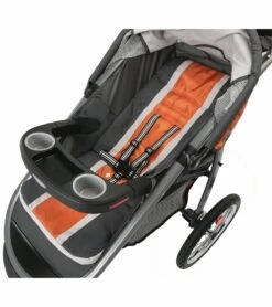Graco FastAction Fold Click Connect Jogging Stroller - Tangerine -Babyzen || Baby Jogger Shop graco fastaction fold click connect jogging stroller tangerine 441