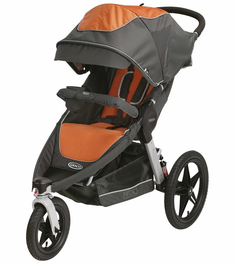 Graco Relay Click Connect Stroller - Tangerine 3 Graco Relay Click Connect Stroller - Tangerine