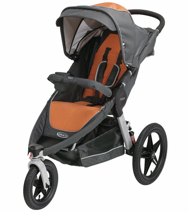 Graco Relay Click Connect Stroller - Tangerine 4 Graco Relay Click Connect Stroller - Tangerine - Image 2