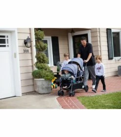 Joovy Big Caboose Triple Stroller - Jet -Babyzen || Baby Jogger Shop joovy big caboose triple stroller jet 132