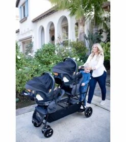 Joovy Big Caboose Triple Stroller - Jet -Babyzen || Baby Jogger Shop joovy big caboose triple stroller jet 134