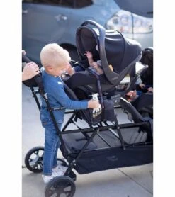 Joovy Big Caboose Triple Stroller - Jet -Babyzen || Baby Jogger Shop joovy big caboose triple stroller jet 135