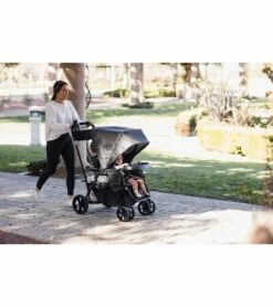 Joovy Caboose UL Double Stroller - Jet -Babyzen || Baby Jogger Shop joovy caboose ul double stroller jet 151