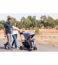 Joovy Caboose UL Double Stroller - Slate -Babyzen || Baby Jogger Shop joovy caboose ul double stroller slate 140