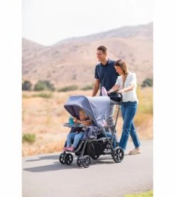 Joovy Caboose UL Double Stroller - Slate -Babyzen || Baby Jogger Shop joovy caboose ul double stroller slate 142
