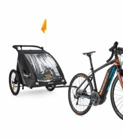 Joovy CocoonX2 Double Stroller And Bike Trailer - Black 11 Joovy CocoonX2 Double Stroller And Bike Trailer - Black -Babyzen || Baby Jogger Shop joovy cocoonx2 double stroller and bike trailer black 125