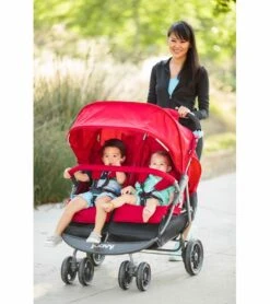 Joovy Scooter X2 Double Stroller - Red -Babyzen || Baby Jogger Shop joovy scooter x2 double stroller red 222