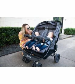Joovy ScooterX2 Side By Side Double Stroller With Tray - Blueberry -Babyzen || Baby Jogger Shop joovy scooterx2 side by side double stroller with tray blueberry 18