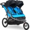 Joovy Zoom X2 Lightweight Jogging Side By Side Double Stroller - Glacier -Babyzen || Baby Jogger Shop joovy zoom x2 lightweight jogging side by side double stroller glacier 31