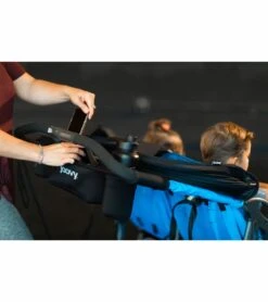 Joovy Zoom X2 Lightweight Jogging Side By Side Double Stroller - Glacier -Babyzen || Baby Jogger Shop joovy zoom x2 lightweight jogging side by side double stroller glacier 35