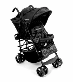Kinderwagon HOP Tandem Double Umbrella Stroller In Black -Babyzen || Baby Jogger Shop kinderwagon hop tandem double umbrella stroller in black 196