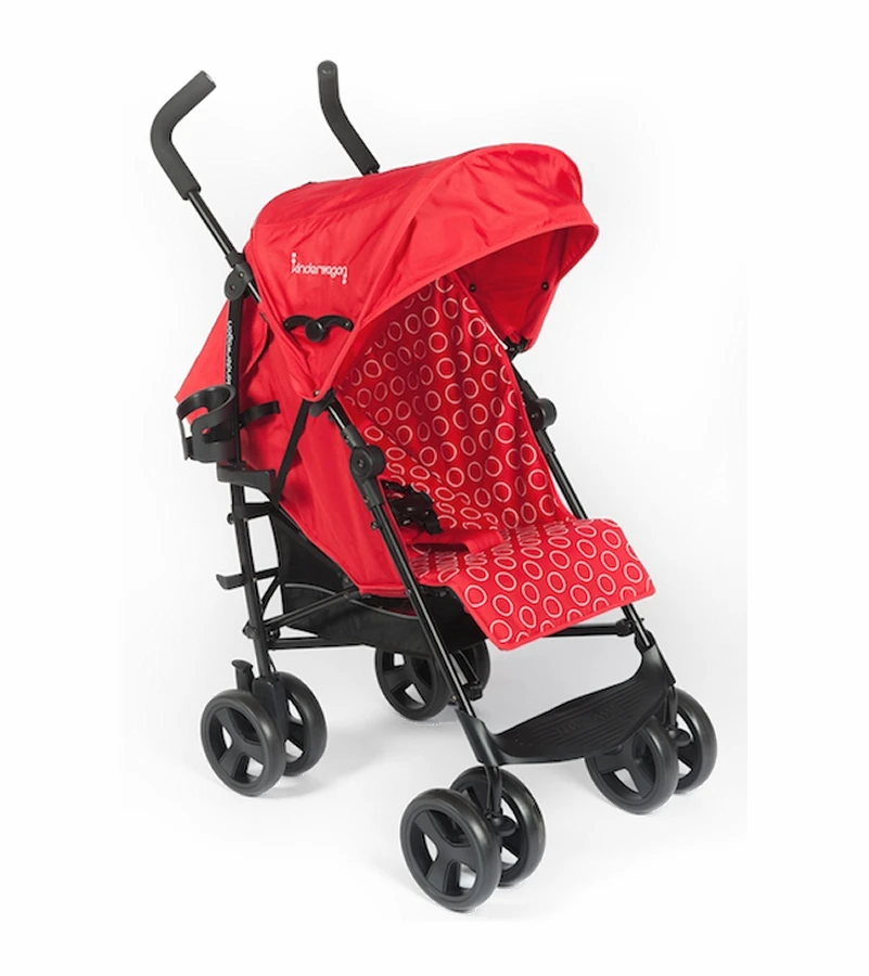 Kinderwagon Skip Umbrella Stroller - Red 3 Kinderwagon Skip Umbrella Stroller - Red