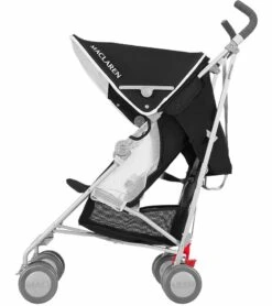 Maclaren 2016/2017 Globetrotter Umbrella Stroller - Black/White -Babyzen || Baby Jogger Shop maclaren 2016 2017 globetrotter umbrella stroller black white 28
