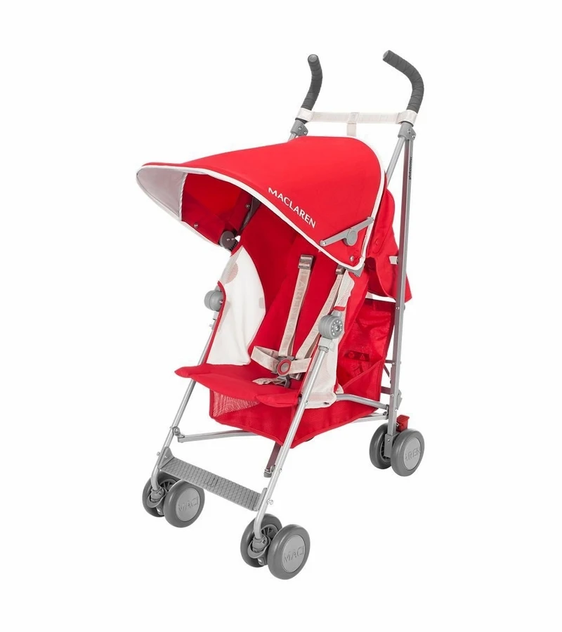 Maclaren 2016/2017 Globetrotter Umbrella Stroller - Cardinal/White 3 Maclaren 2016/2017 Globetrotter Umbrella Stroller - Cardinal/White