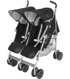 Maclaren 2016/2017 Twin Techno Double Stroller - Black