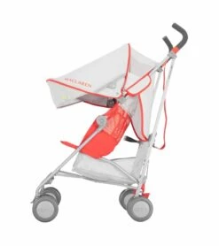 Maclaren 2016/2017 Volo Umbrella Stroller - Silver/Marmalade -Babyzen || Baby Jogger Shop maclaren 2016 2017 volo umbrella stroller silver marmalade 29