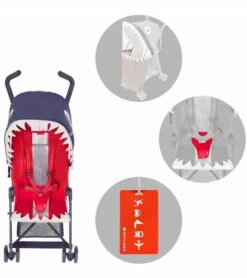 Maclaren 2018 / 2019 Mark II Umbrella Stroller - Shark -Babyzen || Baby Jogger Shop maclaren 2018 2019 mark ii umbrella stroller shark 43