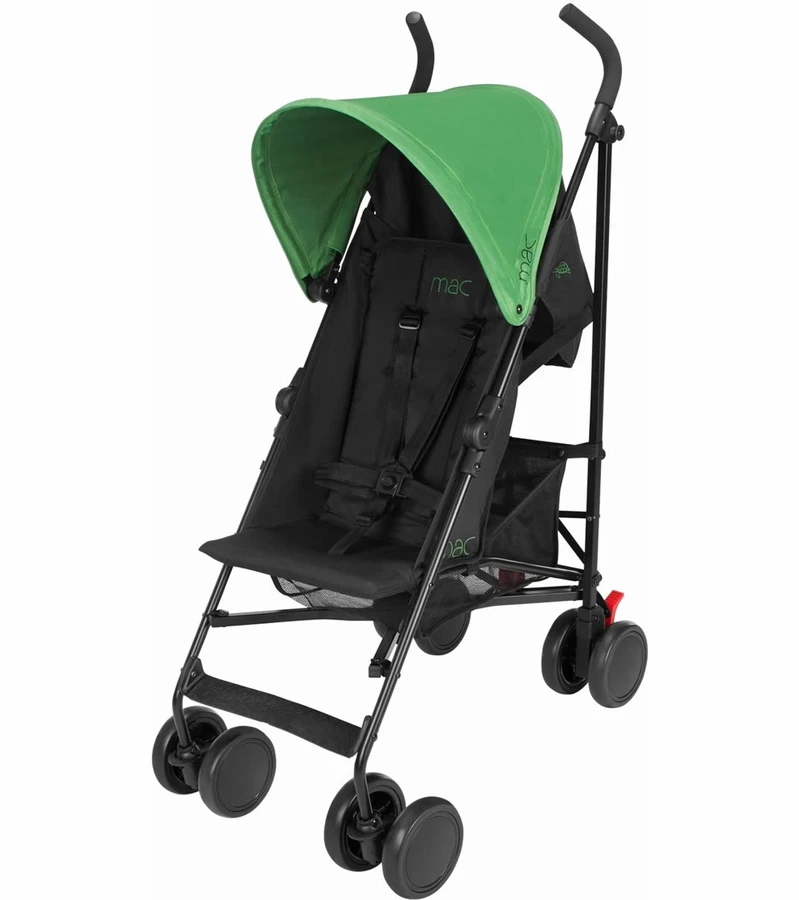 Maclaren Mac M-02 Umbrella Stroller - Black/Moss 3 Maclaren Mac M-02 Umbrella Stroller - Black/Moss