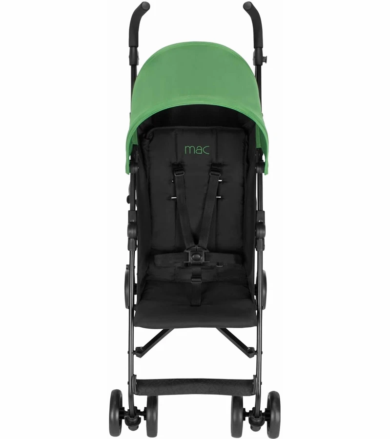 Maclaren Mac M-02 Umbrella Stroller - Black/Moss 4 Maclaren Mac M-02 Umbrella Stroller - Black/Moss - Image 2