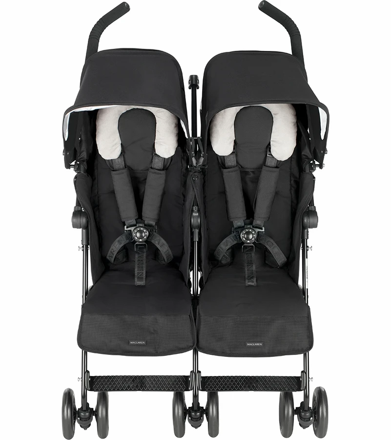 Maclaren Twin Techno Double Stroller - Black 4 Maclaren Twin Techno Double Stroller - Black - Image 2