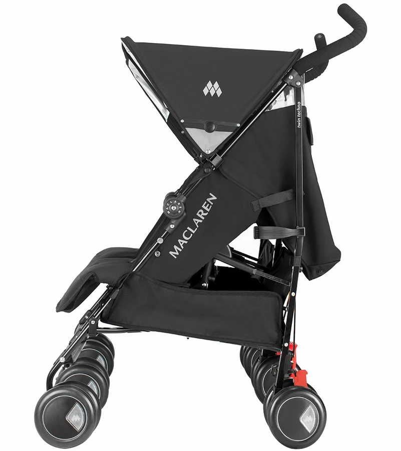 Maclaren Twin Techno Double Stroller - Black 6 Maclaren Twin Techno Double Stroller - Black - Image 4