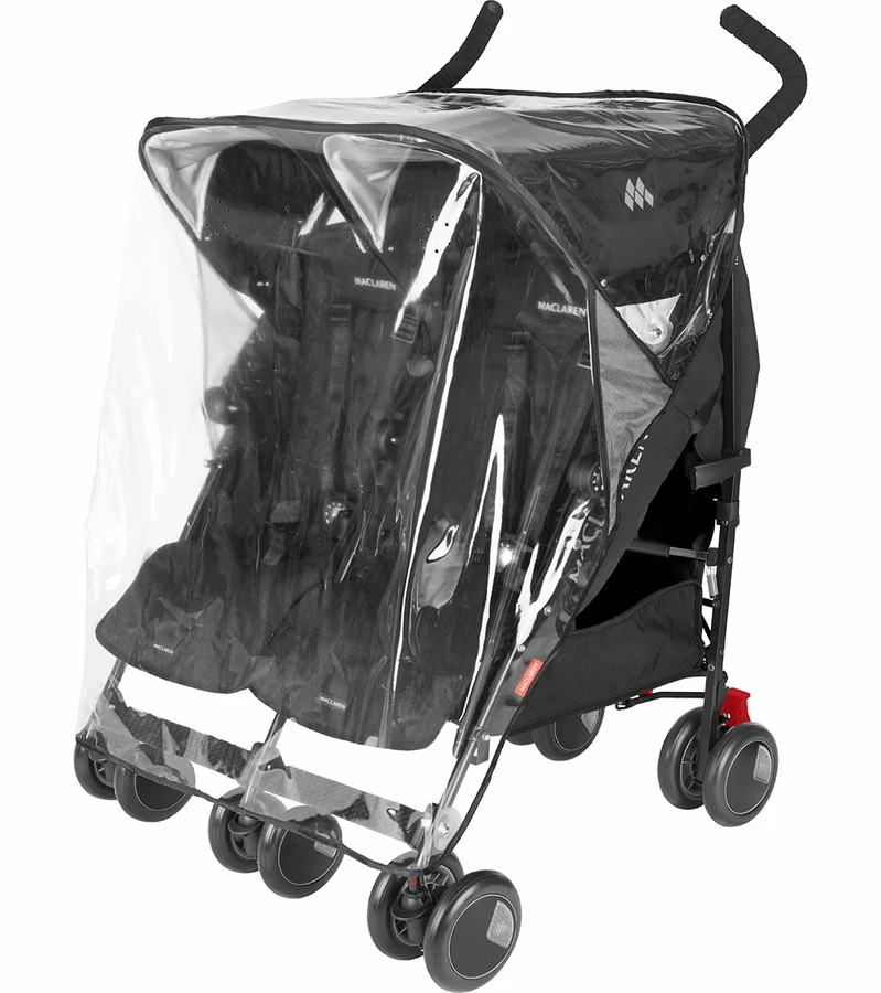 Maclaren Twin Techno Double Stroller - Black 8 Maclaren Twin Techno Double Stroller - Black - Image 6