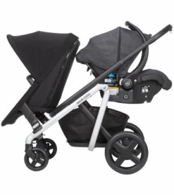 Maxi-Cosi Lila Double Stroller - Nomad Black -Babyzen || Baby Jogger Shop maxi cosi lila double stroller frequency black nomad black 56
