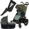 Micralite TwoFold Stroller + Bassinet - Evergreen -Babyzen || Baby Jogger Shop micralite twofold stroller bassinet evergreen 99