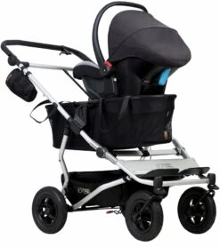 Mountain Buggy Duet As A Single Stroller - Black -Babyzen || Baby Jogger Shop mountain buggy duet as a single stroller black 255