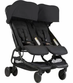 Mountain Buggy Nano Duo Double Stroller - Black