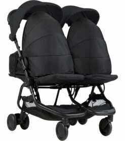Mountain Buggy Nano Duo Double Stroller - Black -Babyzen || Baby Jogger Shop mountain buggy nano duo double stroller black 50