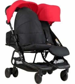Mountain Buggy Nano Duo Double Stroller - Ruby -Babyzen || Baby Jogger Shop mountain buggy nano duo double stroller ruby 52