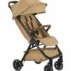 Nuna TRVL Self-Folding Compact Stroller - Camel -Babyzen || Baby Jogger Shop nuna trvl self folding compact stroller camel 148