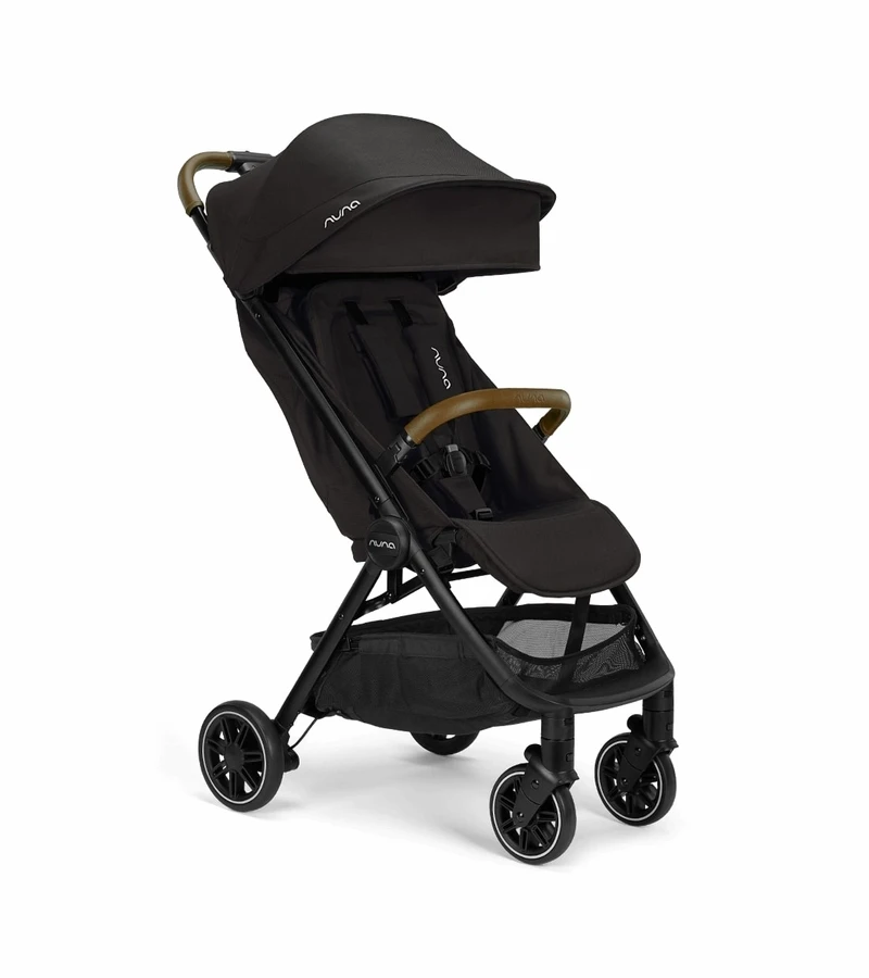 Nuna TRVL Self-Folding Compact Stroller - Caviar 3 Nuna TRVL Self-Folding Compact Stroller - Caviar