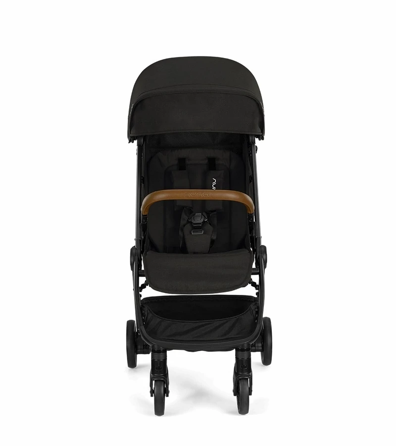 Nuna TRVL Self-Folding Compact Stroller - Caviar 5 Nuna TRVL Self-Folding Compact Stroller - Caviar - Image 3