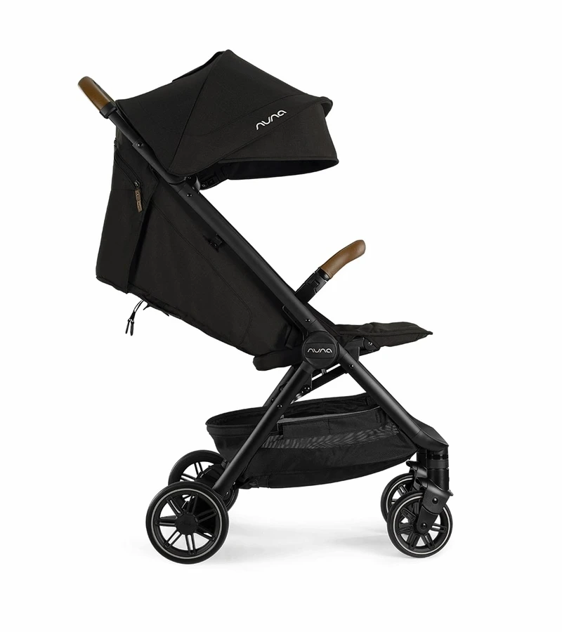 Nuna TRVL Self-Folding Compact Stroller - Caviar 6 Nuna TRVL Self-Folding Compact Stroller - Caviar - Image 4