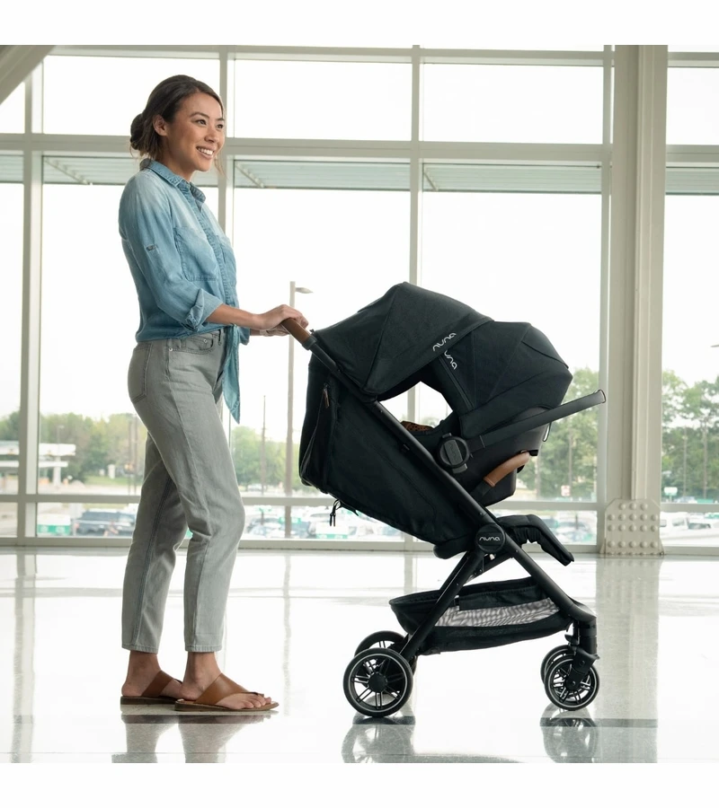 Nuna TRVL Self-Folding Compact Stroller - Caviar 9 Nuna TRVL Self-Folding Compact Stroller - Caviar - Image 7