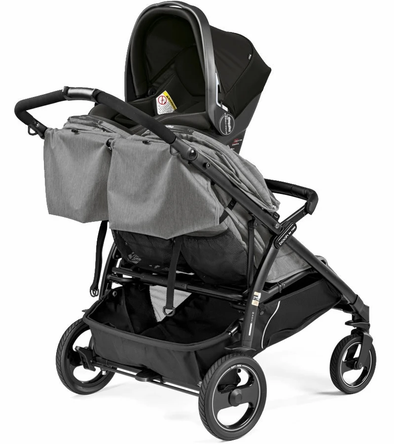 Peg Perego Book For Two Side By Side Double Stroller - Onyx 5 Peg Perego Book For Two Side By Side Double Stroller - Onyx - Image 3