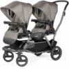 Peg Perego Duette Piroet Double Stroller - City Grey -Babyzen || Baby Jogger Shop peg perego duette piroet double stroller city grey 135