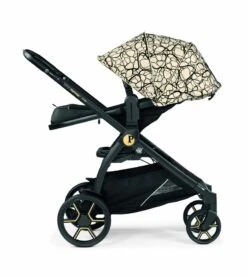 Peg Perego YPSI Single-to-Double Stroller - Graphic Gold -Babyzen || Baby Jogger Shop peg perego ypsi single to double stroller graphic gold 48