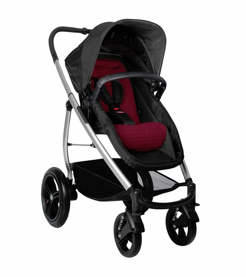 Phil & Teds Smart Lux Stroller - Ruby 3 Phil & Teds Smart Lux Stroller - Ruby
