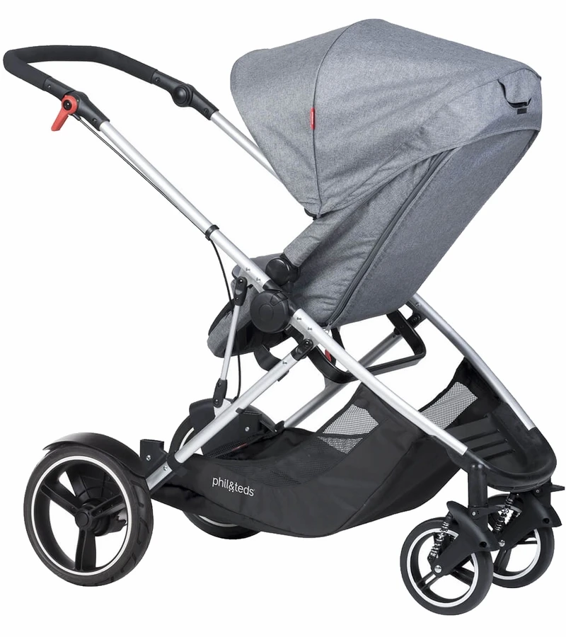 Phil & Teds Voyager Stroller - Charcoal Marl 4 Phil & Teds Voyager Stroller - Charcoal Marl - Image 2