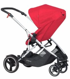 Phil & Teds Voyager Stroller - Red -Babyzen || Baby Jogger Shop phil teds voyager stroller red 203