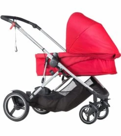 Phil & Teds Voyager Stroller - Red -Babyzen || Baby Jogger Shop phil teds voyager stroller red 204